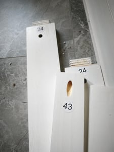Hochwertiges Schrankbett mit USB und Regal, 140x200 cm, umbaubar, weiß Kunden-Foto 5