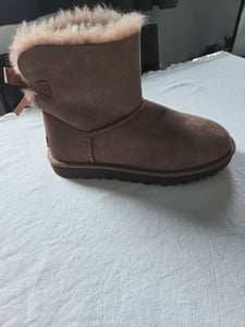 Ugg Mini Bailey Bow II Stiefel Schwarz - Damenstiefel - 1016501-BLK Kunden-Foto 1