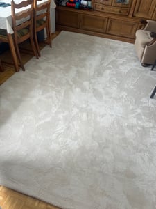 Moderner Wohnzimmer Teppich Kurzflor Waschbar Weich Felloptik Anti-Rutsch Grösse 100x200 cm Kunden-Foto 1