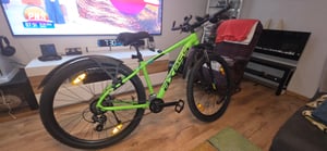 Axess SANDEE – wytrzymały rower górski typu hardtail dla początkujących, koła 29 cali, kolor zielony, rozmiar ramy 21 cali Zdjęcie produktu od klienta nr 1