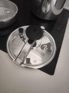 Silampos Aluminium Schnellkochtopf 220 mit Korb 8L Kunden-Foto 2