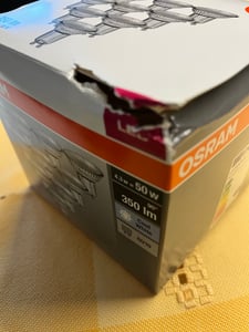 OSRAM LED Base PAR16, reflektor LED z trzonkiem GU10, bez możliwości ściemniania, zastępuje 50 W, kąt świecenia 36°, ciepła biel - 2700 kelwinów, opakowanie 10 szt Zdjęcie produktu od klienta nr 1