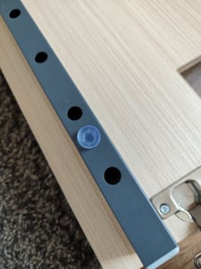 Klappbarer Schreibtisch mit Ablagen 2-in-1 Bücherregal Weiß Eckschreibtisch links mit Steckdose und USB-Anschluss Kunden-Foto 1