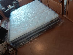 Matratze 120x200x25 cm 7-Zonen Federkernmatratze,  Härtegrad H3/H4 Taschenfederkernmatratze, Matratzen mit Komfortschaum, Premium Taschenfederkern Kunden-Foto 1