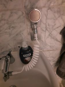Duschkopf Handbrause Für Wasserhahn Waschbecken Wasserspar Bad Sprinkler Dusche Kunden-Foto 1