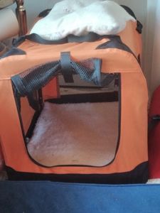 Hundebox Bello XXL Sunset-Orange faltbar Autotransportbox Hundetransportbox Katzen Hunde Box Kunden-Foto 3