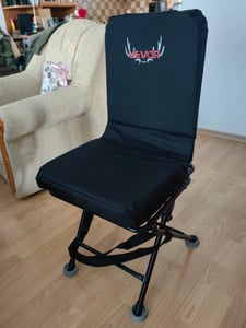 VEVOR sedia pieghevole da campeggio sedia da pesca con braccioli imbottiti, sedia pieghevole da giardino regolabile in altezza (136 kg di portata) girevole a 360° senza rumore, per picnic giardino pesca all'aperto Foto del cliente 1