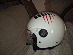 VINZ Como Jethelm mit Visier ECE 22.06  | Roller Helm Mopedhelm Für Motoroller & Vespa  | Herren & Damen | Motorradhelm in XS-XL | Erhältlich in 4 Farben - Schwarz | L (59 - 60 cm) Kunden-Foto 1