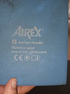DH FitLife Balance pad XXL, coussin d’équilibre fitness, entraînement stabilité et coordination, surface antidérapante, mousse TPE, bleu Photo du client 1