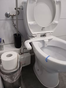 Sitzbadewanne Sitzbad Bidet-Sitz Badewanne Waschbecken  für Schwangere, Hämorrhoiden Weiß Kunden-Foto 1