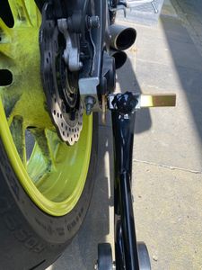 Bituxx Motorrad Montageständer Hinten Schwarz MS-18971 Kunden-Foto 1