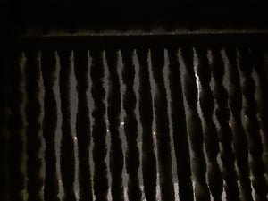 Insektenschutz-Vorhang Flauschvorhang Türvorhang 100x200cm Chenille Fliegenschutz grau/weiss Kunden-Foto 1