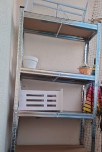 Aga 2x Scaffale in metallo 174x75x30 cm 5 ripiani Foto del cliente 3