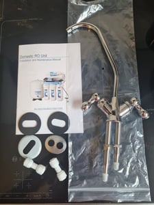 8 Stufen Umkehrosmoseanlage RO Wasserfilter 75 GPD Kunden-Foto 2