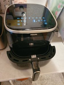 Philips Airfryer XL Heißluftfriteuse 3000 Series, digitales Fenster, 1,0 kg, schwarz (HD9257/88) Kunden-Foto 1