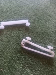 Schlaufengleiter, 28 Stück. , für 5 cm Schlaufen, zum Dekorieren von Schlaufenschals / Schlaufenvörhängen an einer Gardinenstange oder Gardinenschiene Kunden-Foto 1
