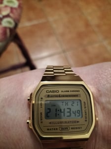 Casio Armbanduhr Vintage A158WA-1DF Kunden-Foto 1