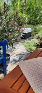 DEGAMO Gartentisch Klapptisch Esstisch Holztisch  TOBAGO 70x120cm rechteckig, Akazie geölt Kunden-Foto 2