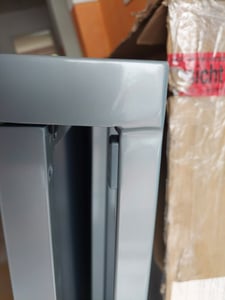 Gartentisch Balkontisch Ausziehbar 90 - 180 cm Silber Anti Fingerprint Diplomat ib style® Kunden-Foto 3