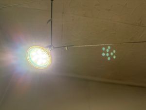 LED Seilsystem mit 7 Strahler Spotleuche Schienensystem Spotlight Kunden-Foto 2