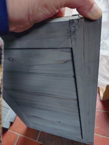 vidaXL Zvýšená postel se skleníkem 110x54x120 cm z masivního jedlového dřeva Fotografie od zákazníka č. 1