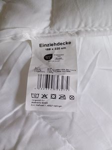 Addliving Bettdecke Steppbett Allergiker geeignet Waschbar 60°C 155 x 220cm 1000g Kunden-Foto 1