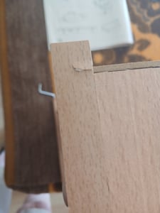 Sideboard Kommode Brest Kernbuche geölt Teilmassiv Breite 108cm Anrichte Kunden-Foto 2