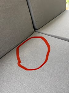 Pillows24 - Polštáře na palety s odnímatelným potahem - SADA 6 | polštáře na pohovku Euro palety 120x80 - voděodolné - venkovní/venkovní | grafitová Fotografie od zákazníka č. 2