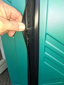 Xonic Design Reisekoffer mit Rollen– ABS Hartschalenkoffer mit 360° Leichtlauf-Rollen – hochwertige Koffer Trolleys mit Zahlenschloss in M, L, XL oder Set – Handgepäck Koffer, Suitcase (Schwarz, M) Kunden-Foto 24