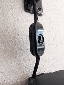 Creative Cables Achille Castiglioni Unipolar-schieberegler Schalter Schwarz  Schwarz One Size Kunden-Foto 1