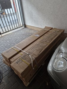 HOME DELUXE - Dřevěná terasová deska modřínová ARIS - 2 m², včetně podkladového a instalačního materiálu I Decking bazénové obložení balkonové obložení Fotografie od zákazníka č. 1