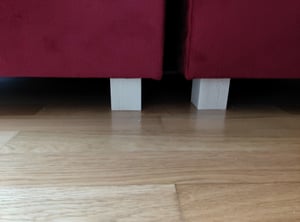 TRADA Scarlet Boxspringbett 180x200 AeraPur Visco Privilige Matratze 30 cm H4  Rot Kunden-Foto 2