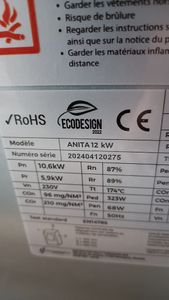 Pelletofen Anita 15 kW Bordeaux Sannover Kunden-Foto 3