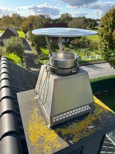 Regenhaube mit Einschub 180mm Kunden-Foto 1