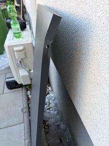 Albatros Mülltonnenbox 2er Tonne | bis 240 Liter | Anthrazitgrau RAL 7016 | verzinkter Stahl | Premium Dämpfer| Aufkleber-Set | wetterfest| verstellbare Füße| Türgriff mit Schloss | Gartenbox | entwickelt in Deutschland Kunden-Foto 5