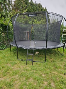 HyperMotion detská XL záhradná trampolína - 305 cm 10FT - s rebríkom a vnútornou sieťkou - pre dom a záhradu Fotografia od zákazníka č. 8
