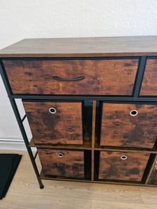 Aufbewahrungsbox, 6er Set, Ordnungsboxen, Vliesstoff, Faltbox, 26 x 26 x 28 cm, Stoffbox, für Würfelregal, Organizer für Kleidung Kunden-Foto 2