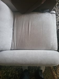 SOFTA Elektrischer Relaxsessel mit Liegefunktion, Verstellbarer TV- & Fernsehsessel 105°–155° Rückenlehne & Fußstütze (Lichtgrau) Kunden-Foto 3