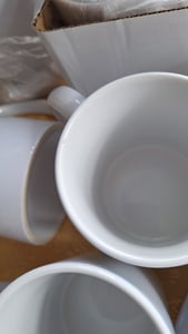 36 x unbedruckte polymerbeschichtete Tassen mit Präsentationsboxen Kunden-Foto 7