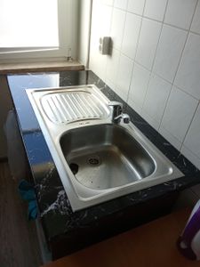 Selbstklebende Klebefolie, Matt Möbelfolie PVC Folie, Verdickte Küchenschrank Aufkleber für Küche Kommode Schrank, Wasserdicht 61X500cm, Grau Kunden-Foto 1