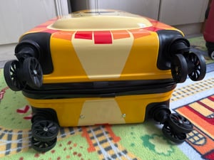 Kinderkoffer Handgepäck Trolley mit Zahlenschloss - Leichter ABS Reisekoffer für Kinder Kunden-Foto 2