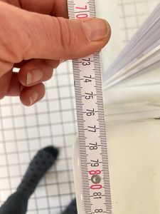 B:80 x T:90 x H:185cm ESG Nano Glas Drehtür Eckeinstieg Pendeltür Duschkabine (eloxierten mit mit Elektrophorese) Kunden-Foto 1