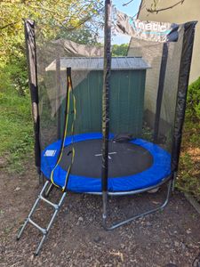 KINETIC SPORTS Trampolin Outdoor 'Salto Plus' Ø 183/244/305/366/400/430/490 cm - Komplett-Set für Kinder, bis zu 160kg Kunden-Foto 3