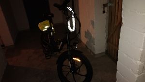 HillMiles E Bike, E-Bike Klapprad mit 36V 13Ah Akku bis zu 80-100km, 20 *3.0 Zoll, 7-Gang SHIMANO, 250W Motor & 25km/h MilePort 1 Kunden-Foto 28