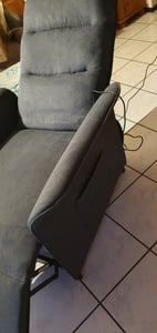 SOFTA Elektrischer Relaxsessel mit Liegefunktion, Verstellbarer TV- & Fernsehsessel 105°–155° Rückenlehne & Fußstütze (Lichtgrau) Kunden-Foto 7