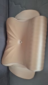 NicePlus Nackenstützkissen Memory Foam, kühlend, 62 x 35 cm, Blau Kunden-Foto 5