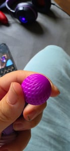 INF Silikon Magnetische Fidget Bälle 6er Set 2.5cm zur Stresslinderung Violett Kunden-Foto 3