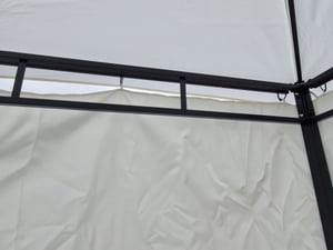 Altana ogrodowa 3x2 m z eleganckiego żelaza, kompletna z bocznymi panelami w kolorze ecru Zdjęcie produktu od klienta nr 4
