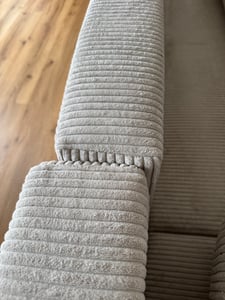 VENASI Ecksofa mit Schlaffunktion Hugo XL, Grün Cordstoff Kunden-Foto 16