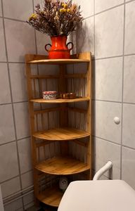Dripex Eckregal stehend, Bücherregal mit 4 Ablagen Kunden-Foto 2